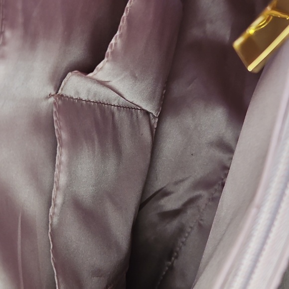 Joy & Iman Blush Quilted Shoulder Bag W/ Matching Wallet - Picture 9 of 15